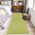 thumbnail image 5 of Vintage Fruit Green Large Area Rugs for Bedroom Living Room, Soft Non Slip Carpet Bedside Rug, Farmhouse Retro Solid Color Linen Texture Rectangular Floor Cover Kitchen Accent Rug 2'x6' for Office, 5 of 9