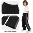 thumbnail image 6 of Resinta 4 Pack Boys Fleece Jogger Sweatpants with Pocket Drawstring Soft Youth Active Athletic Jogger Pants for 5-16 Years, 6 of 7