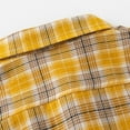 thumbnail image 6 of Coerni Toddler Baby Girls Flannel Plaid Shirt Tartan Jacket Boys Long Sleeve Button Down Lapel Blouse Casual Buffalo Check Coat, 6 of 7