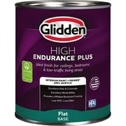 Glidden High Endurance Plus Brilliant Blue Flat Interior Paint and Primer, 1 Quart