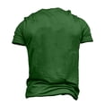 thumbnail image 4 of IWRICH Oversize Big and Tall T Shirts for Men St. Patrick's Day Casual Tshirts Short Sleeve Crew Neck Tees Dark Green L, 4 of 4