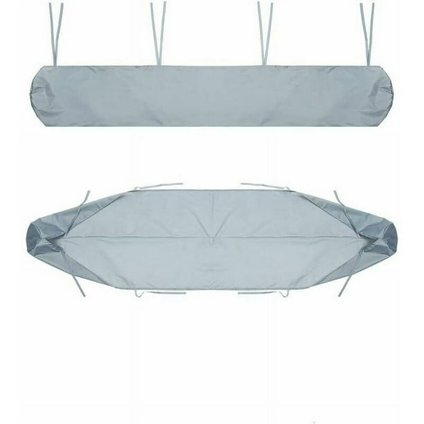 Toldo retráctil con funda protectora, toldos resistentes para protección solar en jardines al aire libre, tela impermeable y bolsa de almacenamiento a prueba de polvo para uso durante todo el año