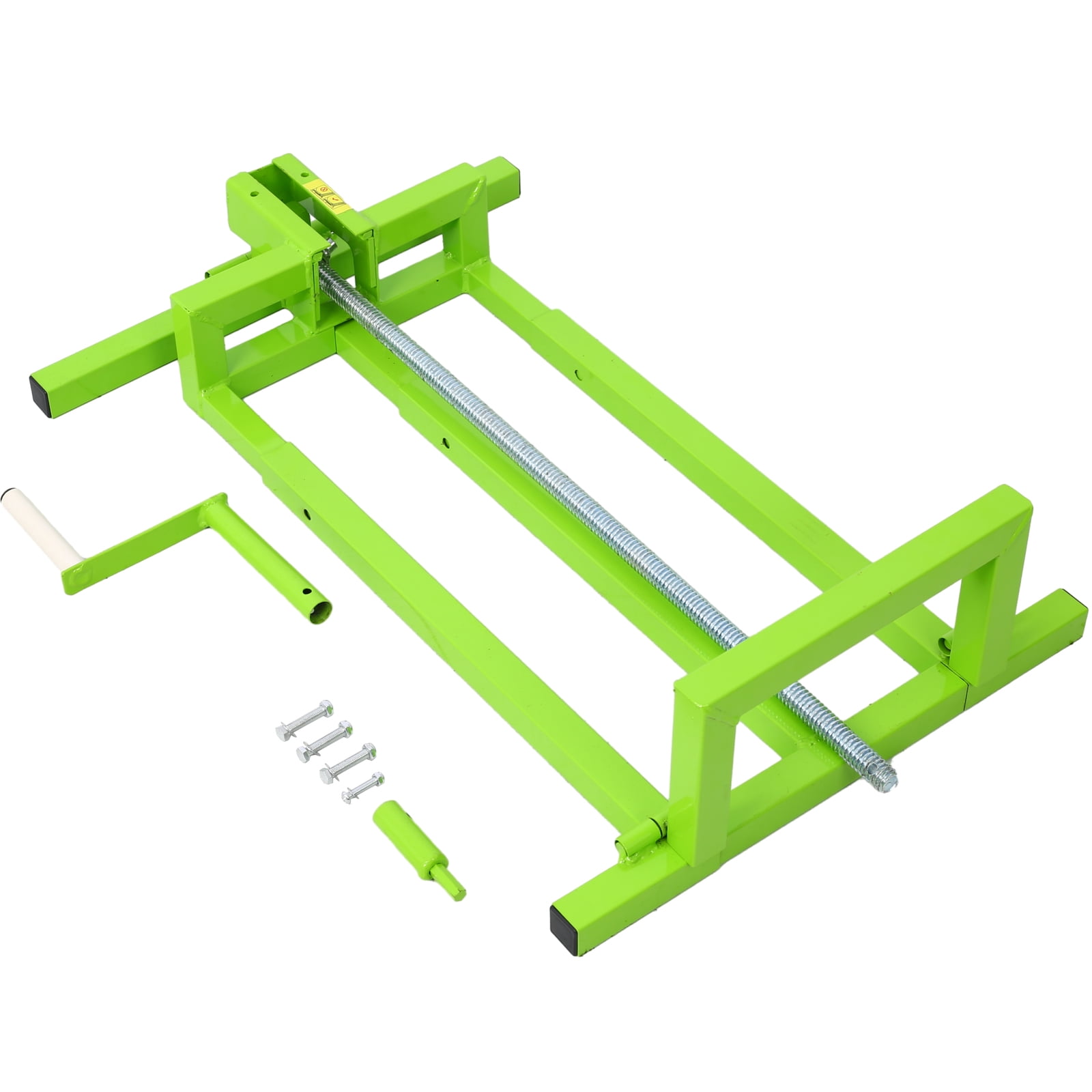 Lawn Tractor Lift, 45° Tilt Adjustable Universal Lawn Mower Lift, 800 Lbs Capacity Lawn Tractor Lifter, Easy Lawn Mower Lift for Cleaning Aid,Green