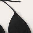 thumbnail image 5 of HCNTES Women's Push Up Bikini Top Twist Front Underwire Molded Soft Pads Vintage Bikini Swimsuits Tops(Black,L), 5 of 8