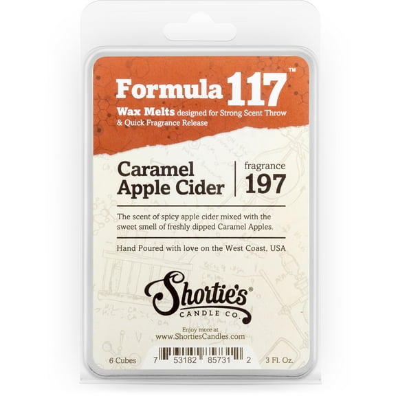 Caramel Apple Cider Wax Melts - Highly Scented   Natural Oils - Shortie's Candle Company