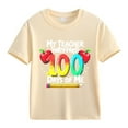thumbnail image 3 of XQYLOS 100 Days of School Shirt for Kids Toddler Boys Girls Kindergarten Primary Student 100th Day of School T-Shirt, 3 of 5