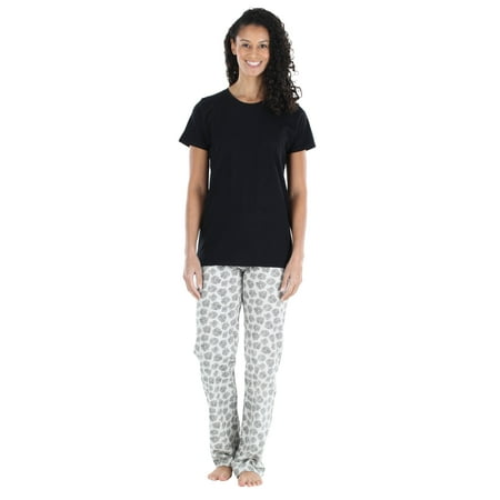 

Frankie & Johnny Women and Women s Plus Short Sleeve Pj Set 2-Piece Female Pant Set