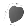 thumbnail image 4 of Minkissy Heart Shaped Rock Decor Grey Home And Garden Use 1Set, 4 of 5