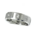 thumbnail image 3 of 950 Palladium Mens Princess Cut Diamond Wedding Ring, 3 of 3
