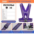 thumbnail image 2 of AYKRM 9 Color Reflective Vest with Hi Vis Bands, Fully Adjustable & Multi-Purpose: Running, Cycling, Motorcycle Safety, Dog Walking - High Visibility, 2 of 4