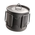 thumbnail image 3 of Almencla Titanium Pot Backpacking Drinking Pot Bottle Titanium Tea Cup Coffee Tea Mug for 350ML, 3 of 8