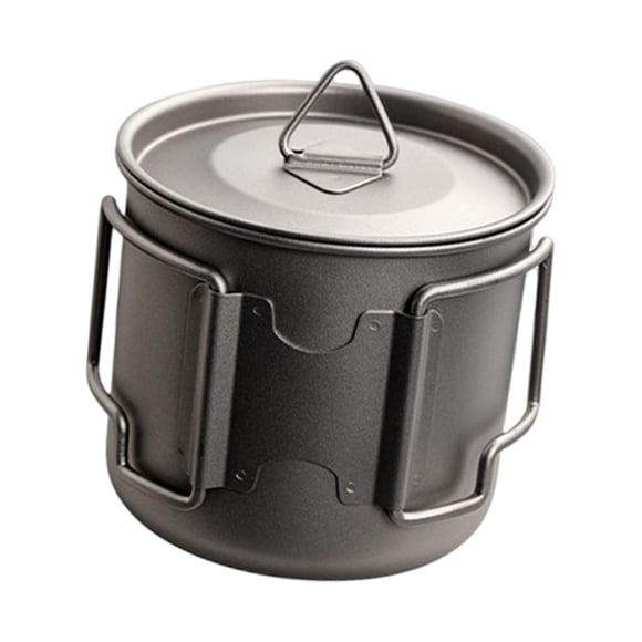 tamizeot Titanium Outdoor Mug Lightweight Folding Camping Cookware Hiking And Backpacking Adventures Bowl Or Small Pot