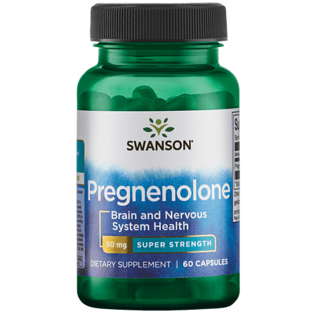 Swanson Super-Force prégnénolone 50 mg 60 Caps