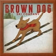 thumbnail image 2 of Brown Dog Ski Co, Animals Framed Art Print Wall Art by Ryan Fowler, 2 of 4