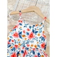 thumbnail image 2 of NZRVAWS 6T Little Girls Summer Dress 6T Girls Sleeveless Dress Suspender Floral Dress, 2 of 6