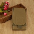 thumbnail image 5 of Bolsa para teléfono móvil al aire libre funda con gancho funda cintura color caqui 5 uds., 5 of 5