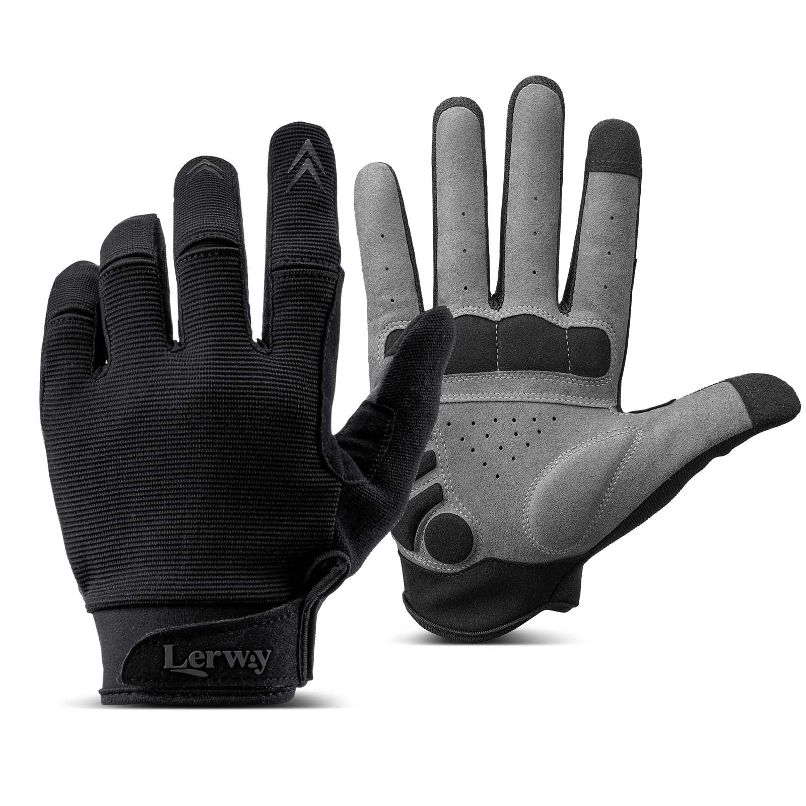 Road Mountain Bike Bicycle Cycling Full Finger Padded Gloves BMX MTB Touchscreen 