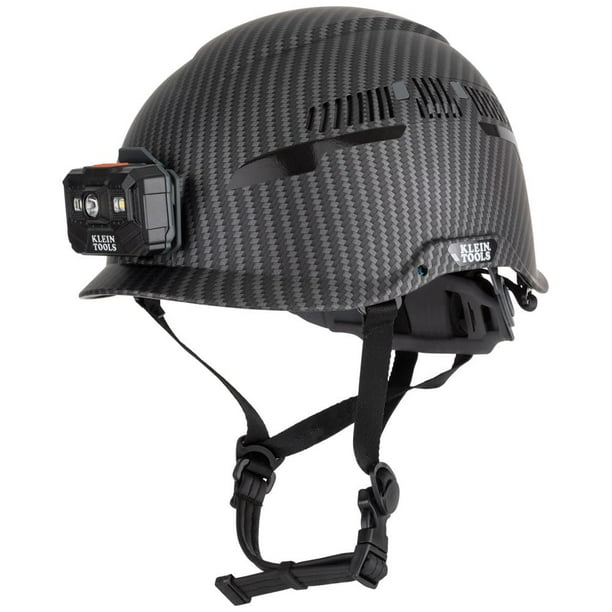 Casco de seguridad Klein Tools 60517 ventilado clase C con lámpara