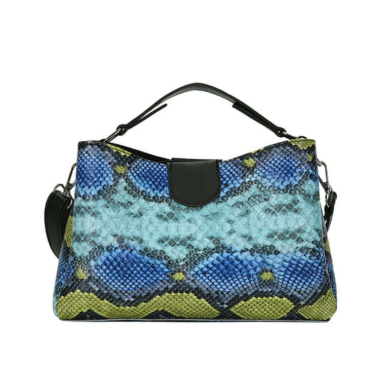 Retro Printed Handbag For Women, Fashion Square Crossbody Bag