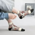 thumbnail image 2 of Rocae Fashion Tatreez1 for Premium Adult Socks,Comfortable, Breathable, and Durable Socks, Perfect for Everyday Wear, 2 of 7