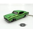 thumbnail image 3 of Plymouth Hemi Cuda Green Car Rare Novelty Keychain 1:64 Diecast, 3 of 4