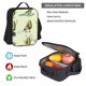 thumbnail image 5 of Easygdp Avocado for Exercise Mochila para Niños y Niñas con Set de Caja de Almuerzo y Estuche para Lápices 3 en 1, Mochila Escolar Estampada para Adolescentes, 5 of 7
