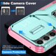 thumbnail image 4 of Funda para GANGXUN Samsung Galaxy A34 5G - Soporte metálico, Función magnética, Verde, 4 of 5