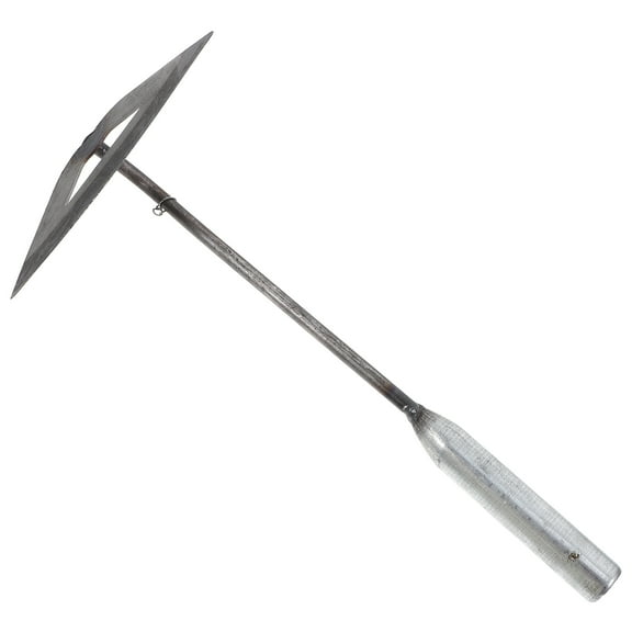 Hemoton Garden Tool Hardened Hollow Hoe Agricultural Hoe Weeding Tool Heavy Duty Backyard Weeding Hoe Tool Handheld Loosening Soil Hoe