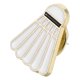 thumbnail image 4 of Badminton Shaped Brooch Pin Sports Element Decoration For Clothes Jackets Backpacks White Zinc Alloy 1Set, 4 of 4
