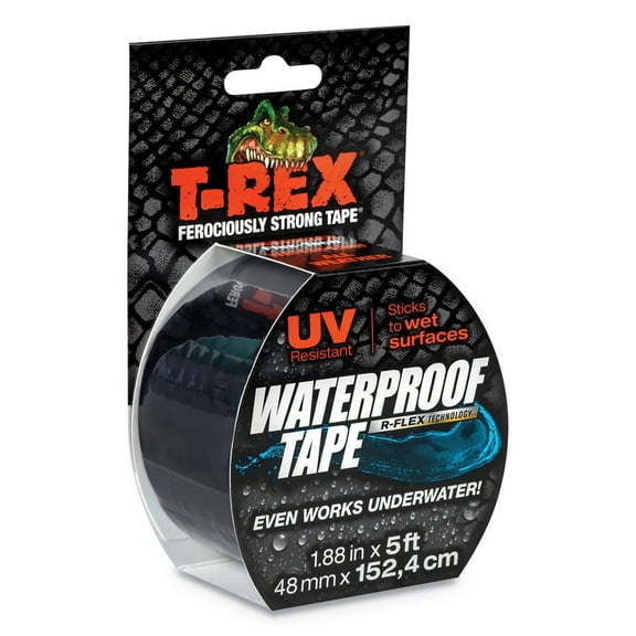 Waterproof Tape 3" Core, 2" x 5 ft, Black