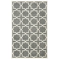 thumbnail image 4 of SAFAVIEH Chatham Giovanni Geometric Wool Area Rug, Dark Grey/Ivory, 8'9" x 8'9" Square, 4 of 10