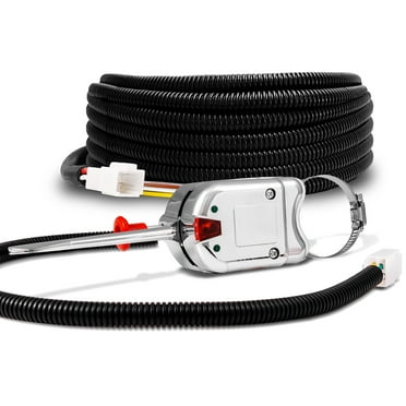 UTV/ATV Turn Signal Kit [Steering Column Lever Controlled] [Street-Legal] [Universal Fitment] [Integrated Flasher Relay] [Easy to Install] for Polaris RZR Can-Am X3 Kawasaki Honda Pioneer & More