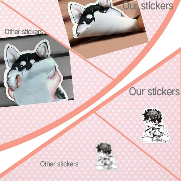 Mixed Anime Sticker Pack Set of 100 Waterproof Vinyl Stickers Anime  Stickers Top Anime Stickers 