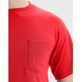 thumbnail image 5 of Hanes Beefy-T Unisex Cotton Pocket T-Shirt Deep Red XL, 5 of 5