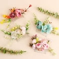thumbnail image 5 of Shining Wedding Jewelry Headwear Headpiece Flower Hair Comb Bridal Crystal Hair Ornaments Bridal Hair Accessories Flower Leaf Hair Comb 6, 5 of 8