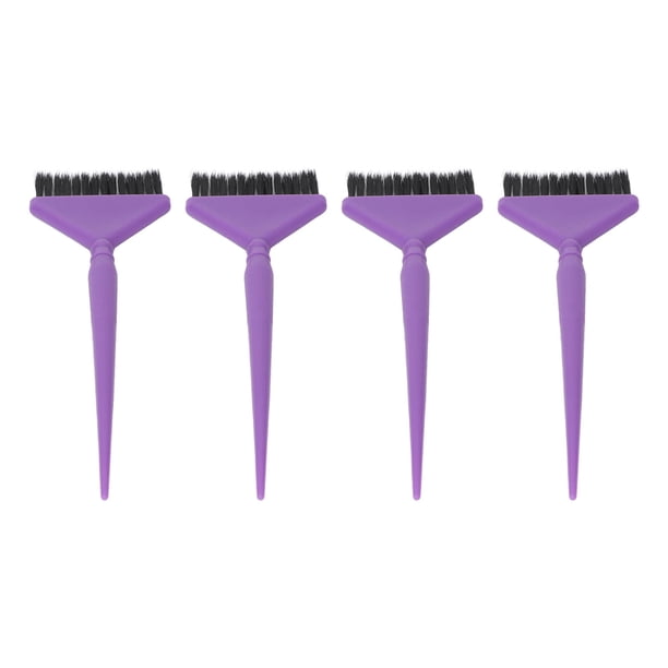 Aplicador De Tinte De Color, Cepillo De Color De Cabello De Cerdas Suaves, Portátil Profesional, 4 Piezas Para Salón De Belleza