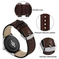 thumbnail image 2 of Vintage Leather Watch Band,20mm Quick Release Replacement Calf Skin Watch Strap for Men and Women,Stainless Steel Buckle, 2 of 7