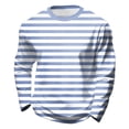 thumbnail image 3 of Tiijoy Striped T-Shirt for Girls Long Sleeve Crew Neck T Shirt Kids Casual Tshirt, Sizes 3-14, 3 of 3
