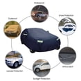 thumbnail image 2 of M/L/XL/XXL Universal Full Car Cover Waterproof All Weather Breathable UV Protection Snowproof Dustproof Fit Full Car Covers for SUV, 2 of 9