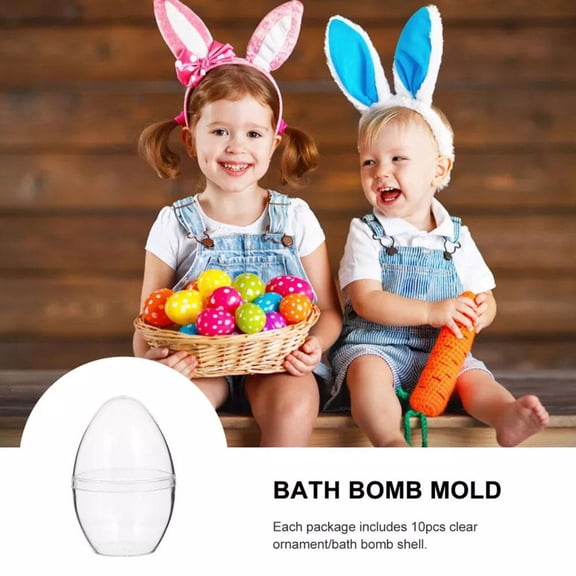 FurNest BOWTONG 1Pcs Giant Plastic Easter Eggs, Jumbo Empty Easter Eggs, Large Fillable Basket Eggs For Easter Surprise S E