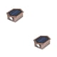 thumbnail image 2 of Cateissary Lámpara de pared con energía solar ecológica: inalámbrica de larga duración Luz fría y cálida LED impermeable para exteriores HexágonoBronce Hexágono 2Conjunto, 2 of 6