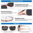thumbnail image 3 of TINHAO Polarized Fit Over Sunglasses Wrap Around Shades Wear Over Glasses UV400 Protection for Driving, 3 of 7