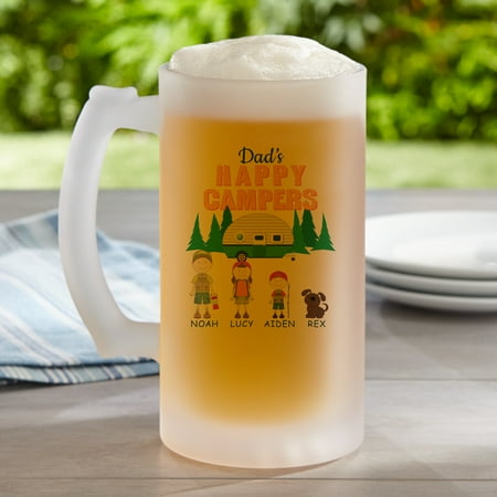 Download Personalized Happy Camper Frosted Beer Mug-1 Camper ...