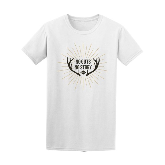 No Guts No Story Antlers Tee Men's -Image by Shutterstock