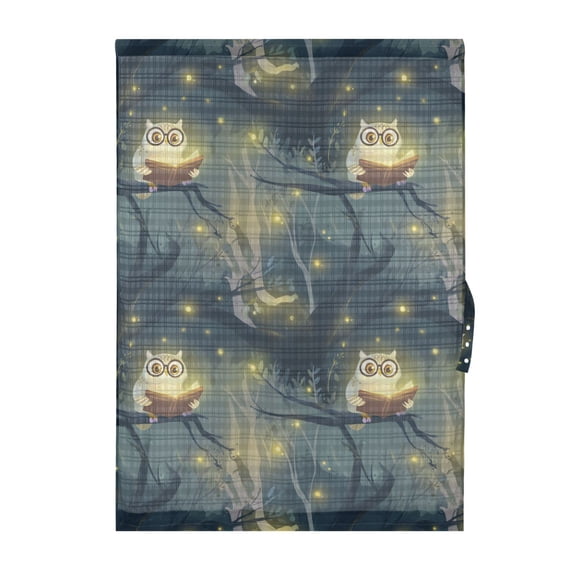 Wise Reading Owl Door Curtain Blackout Thermal Insulated Door Side Curtain Panels Privacy 25x40in