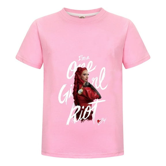 Red Princess Movie Shirt for Girls – Kids T-Shirt Descendants 4 Summer Wear