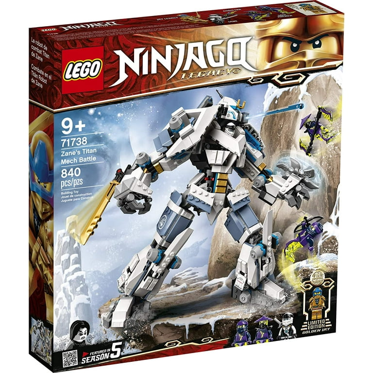 1214-04   saao様 LEGO NINJAGO Legacy Zane's Titan Mech Battle, Action Figure Set