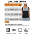 thumbnail image 2 of QRIC Women's Waist Trainer Neoprene Sweat Corset Sauna Sweat Body Shaper Sports Belt for Weight Loss Fitness Shapewear Black 3XL, 2 of 6