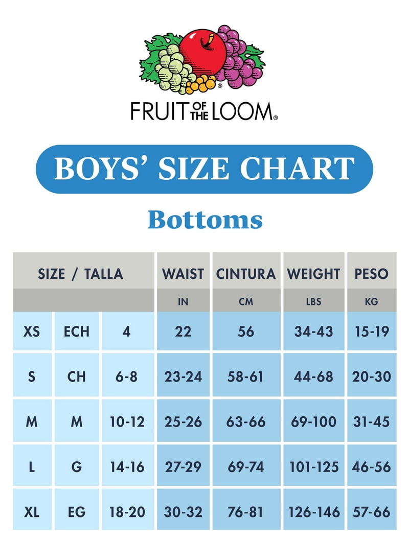 Fruit of the Loom Boys' Cotton Boxer Briefs, 10 Pack, Sizes S-XL