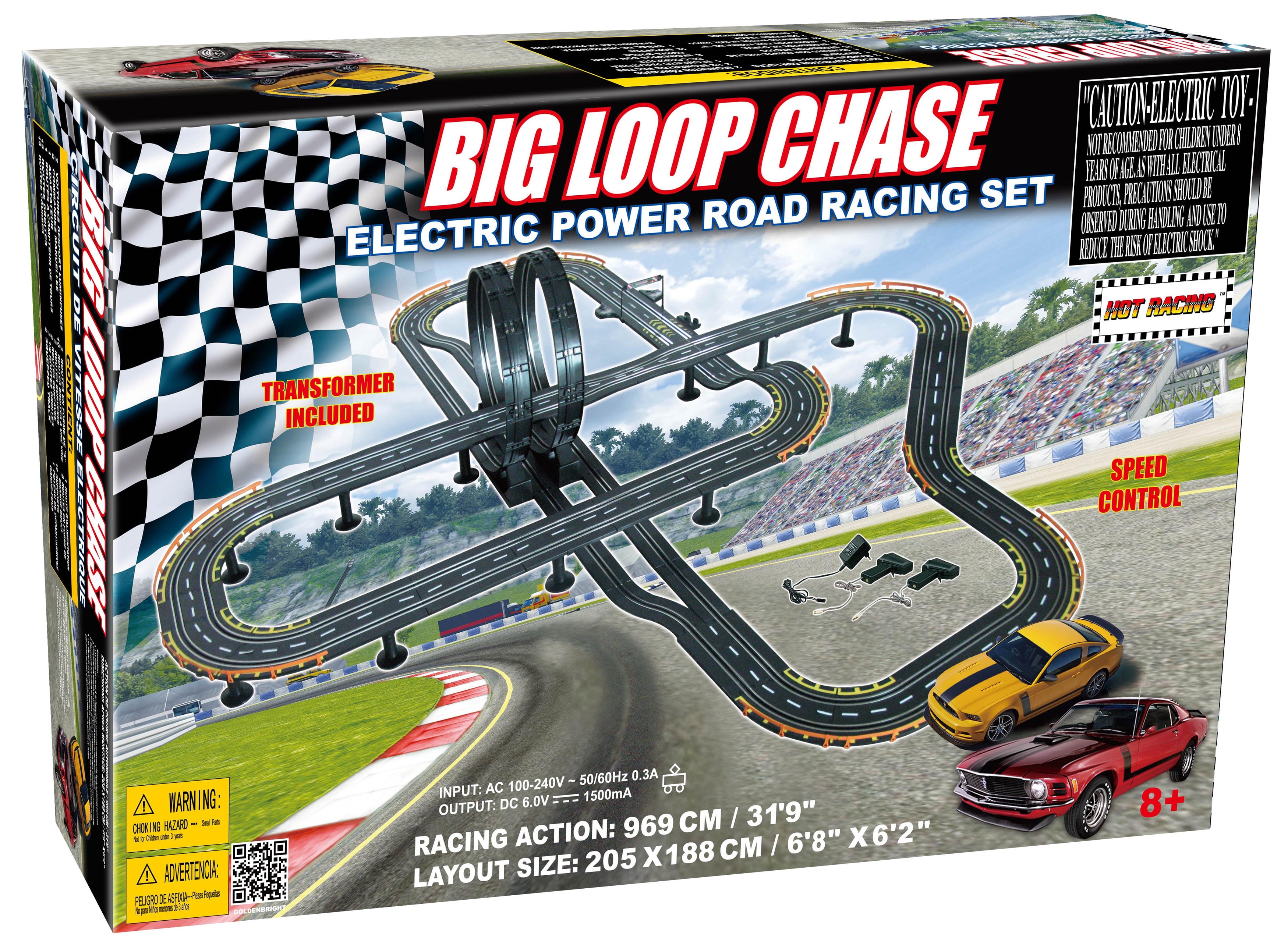 Golden bright electric power stunt best sale loop road racing set